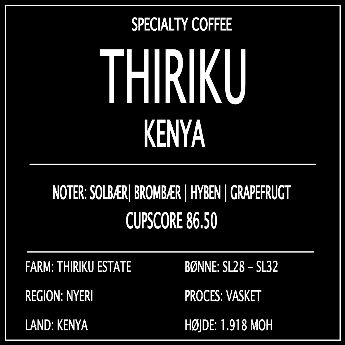 THIRIKU KENYA 250 G