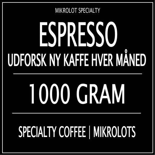 ESPRESSO ABONNEMENT 1 KG