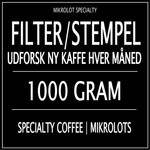 STEMPEL/FILTER ABONNEMENT 1 KG