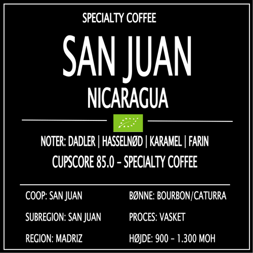 SAN JUAN, NICARAGUA ØKO - 250 G